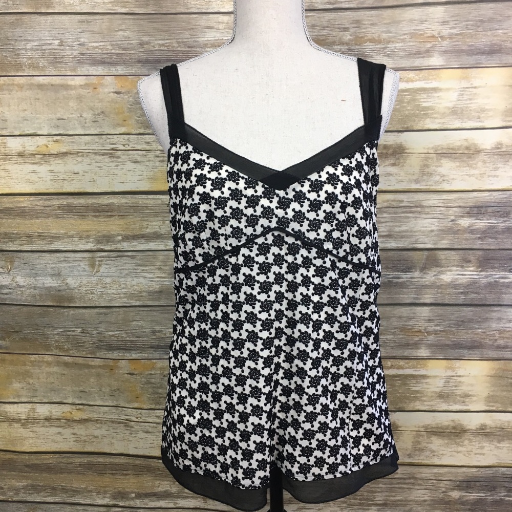 Vintage silk babydoll dainty tanktop size large